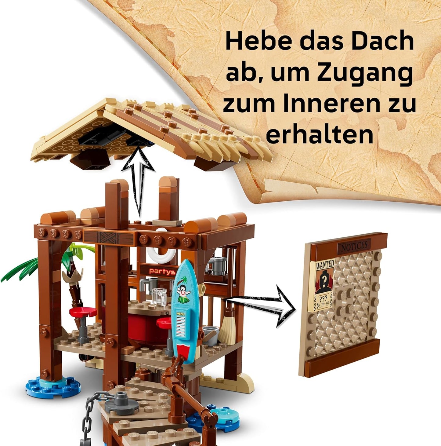 One Piece Hütte im Windmühlendorf