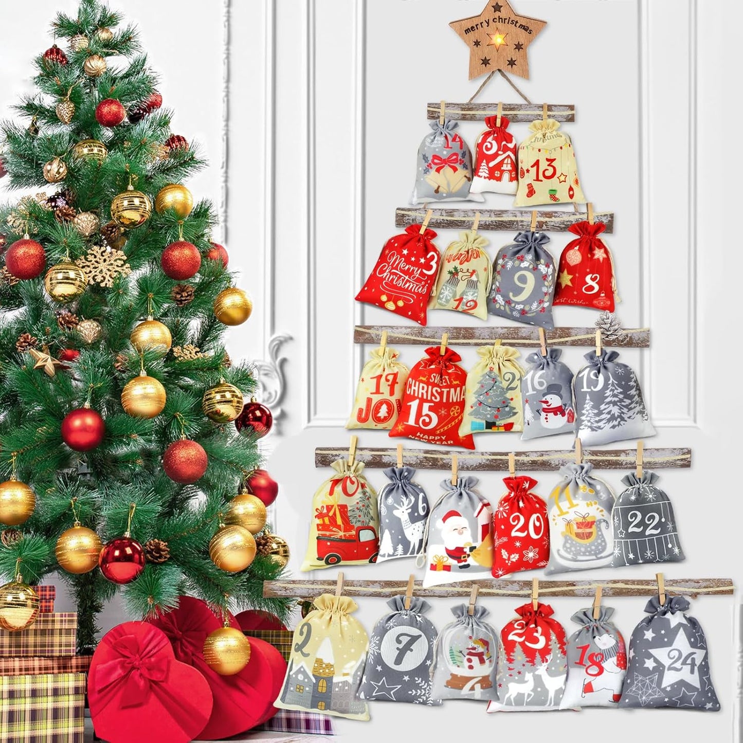 Adventskalender zum Befüllen, Classic