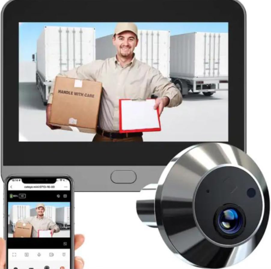 Türspion Überwachungskamera mit WiFi & App