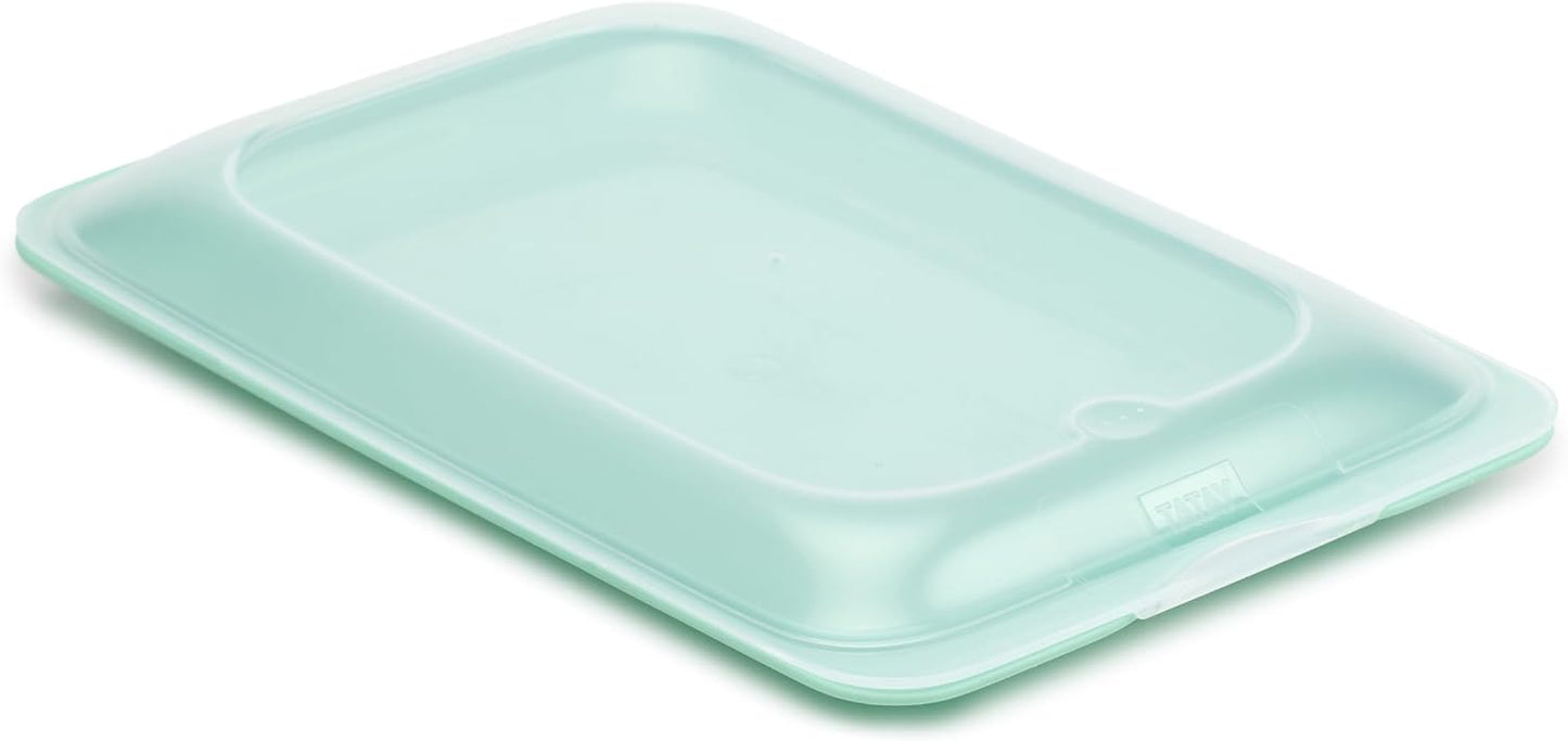 4-teiliges Frischhaltedosen-Set für Aufschnitt, 4 Standard - Pastellfarben