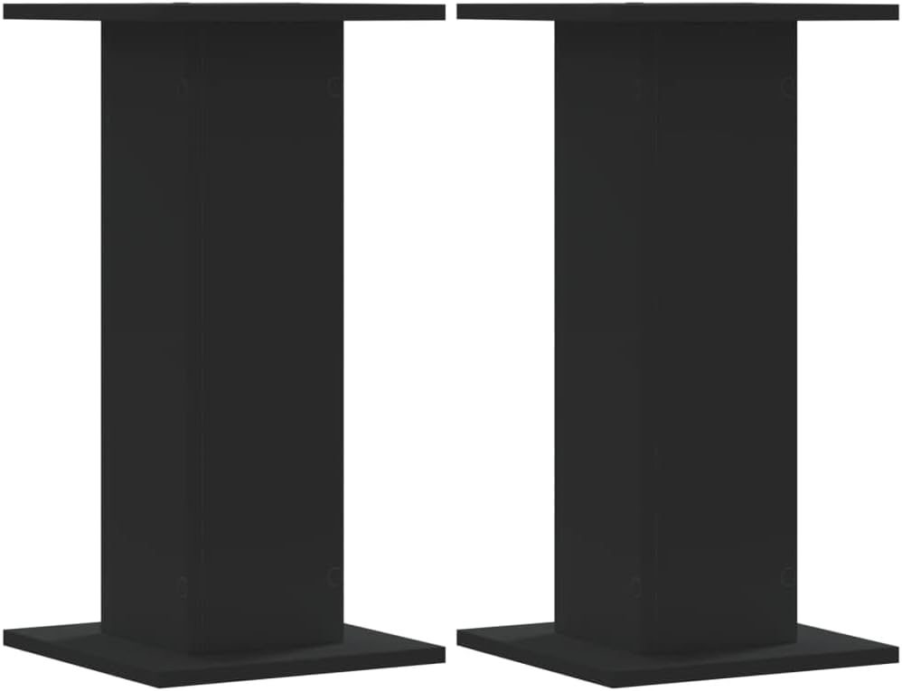 Pflanzenständer Set, 30 x 30 x 60 cm Schwarz