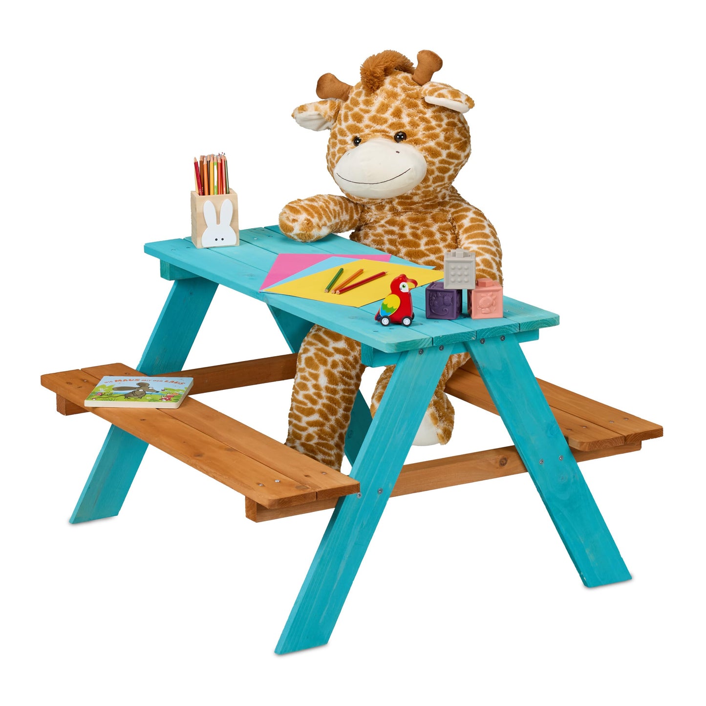 Kindersitzgruppe, Blau