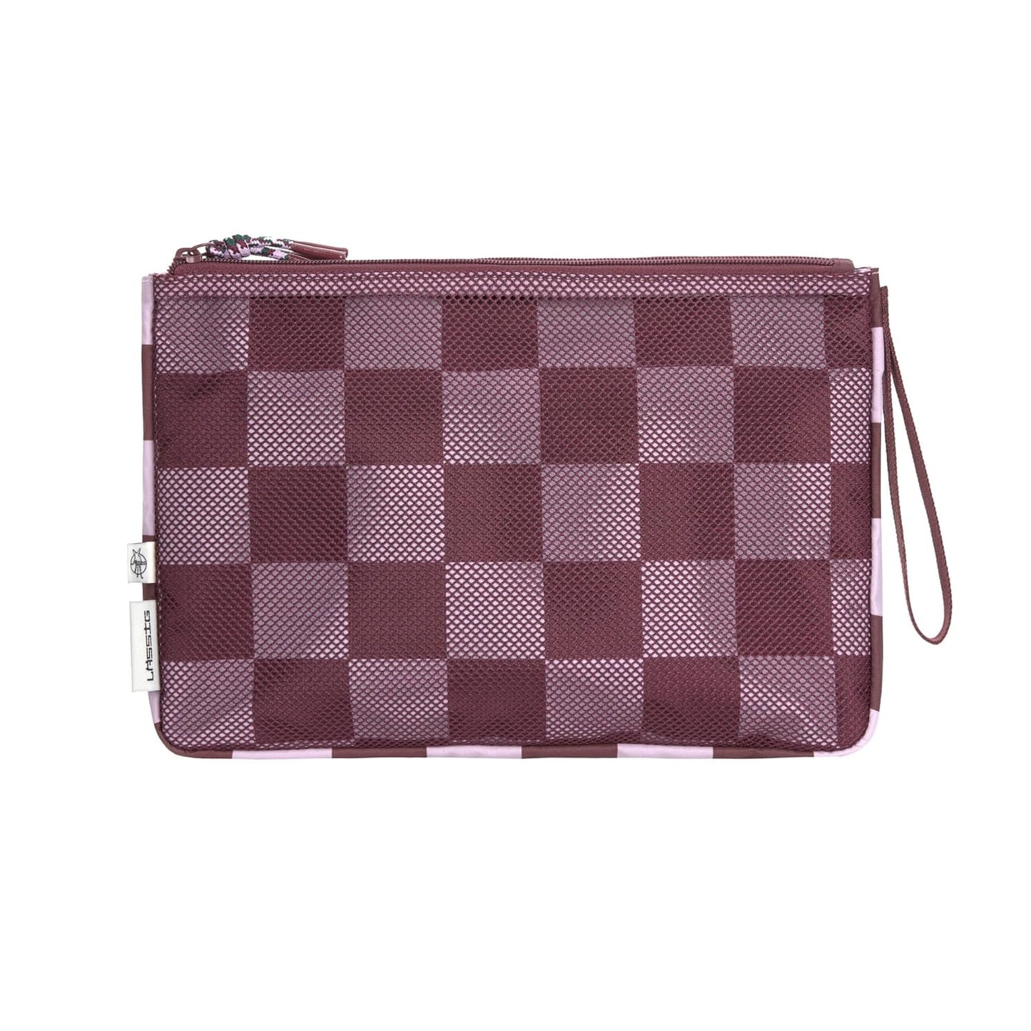 Windeltasche mit Wickelunterlage, Dunkelrot