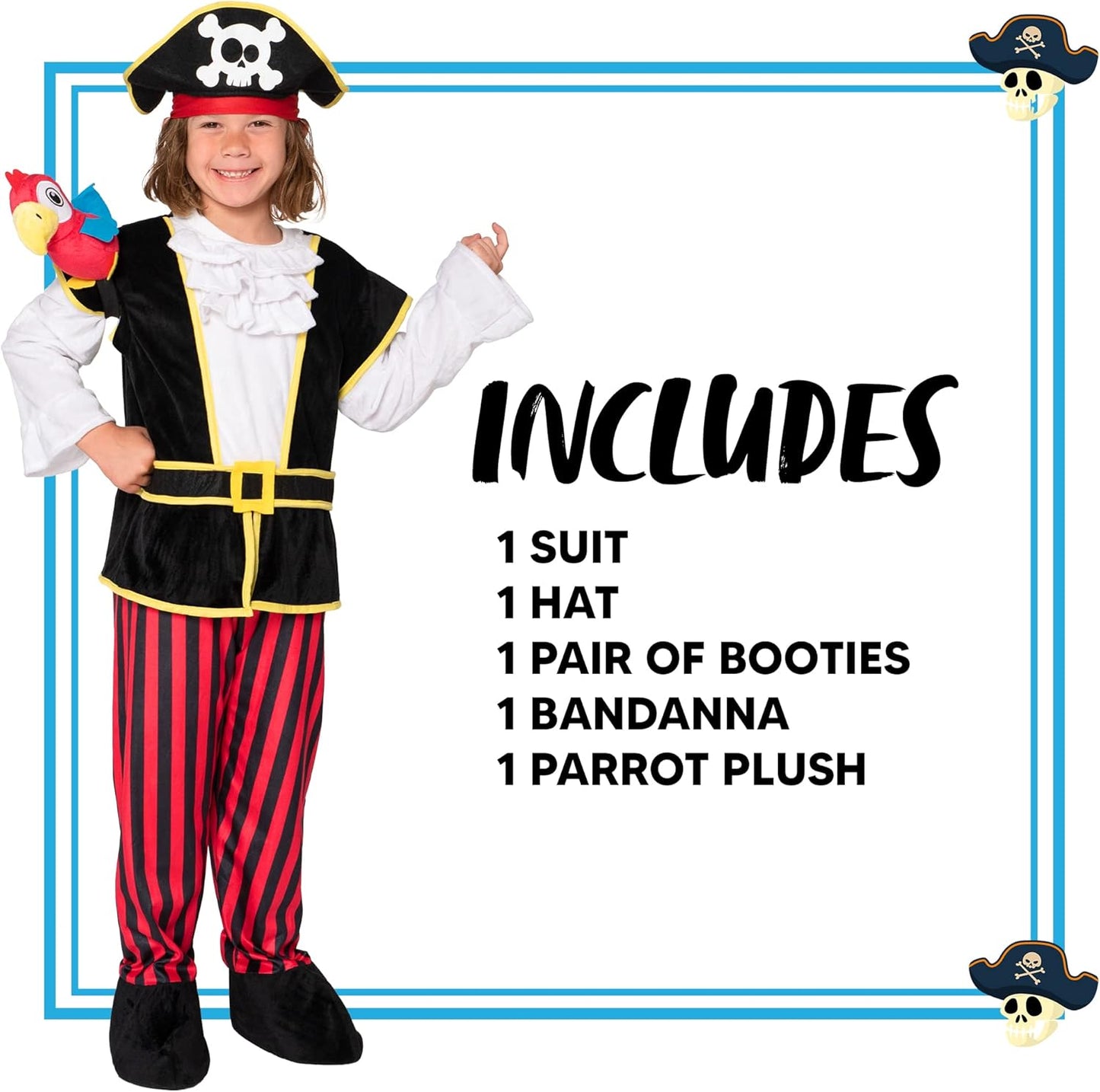 Piratenkostüm für Babys, 12-18 Monate