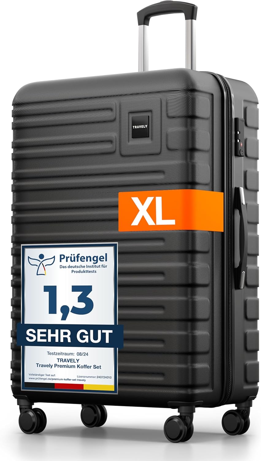 Hartschalenkoffer XL, XL Nachtschwarz