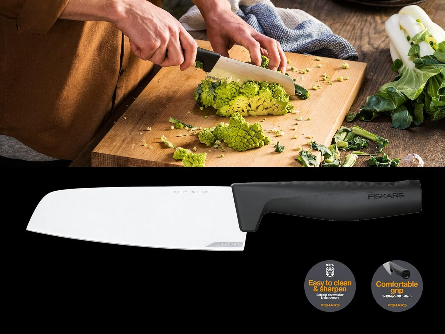 Hard Edge Santoku Messer, Santoku-Messer
