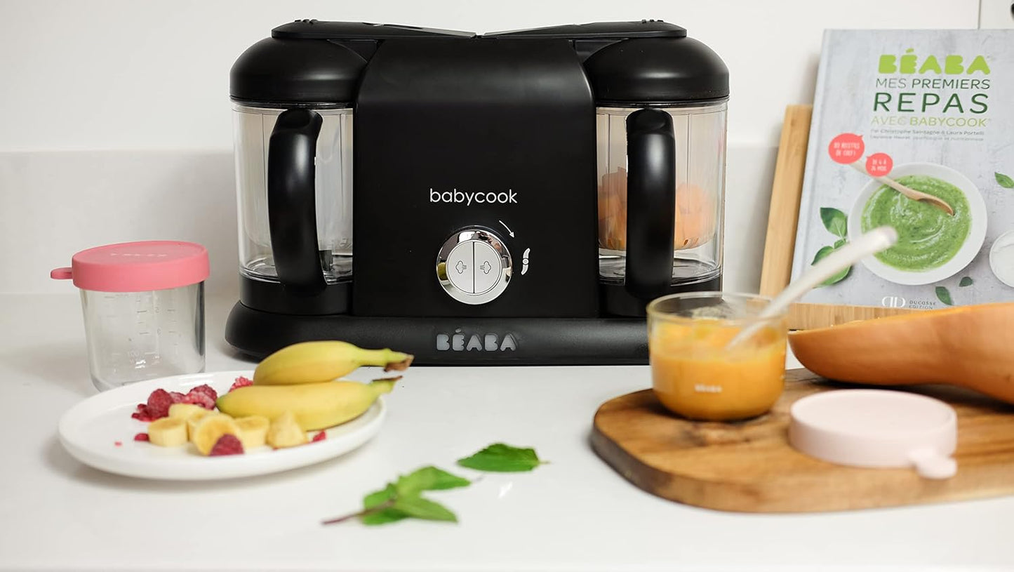 Babycook Duo 4-in-1 Babynahrungszubereiter, Schwarz