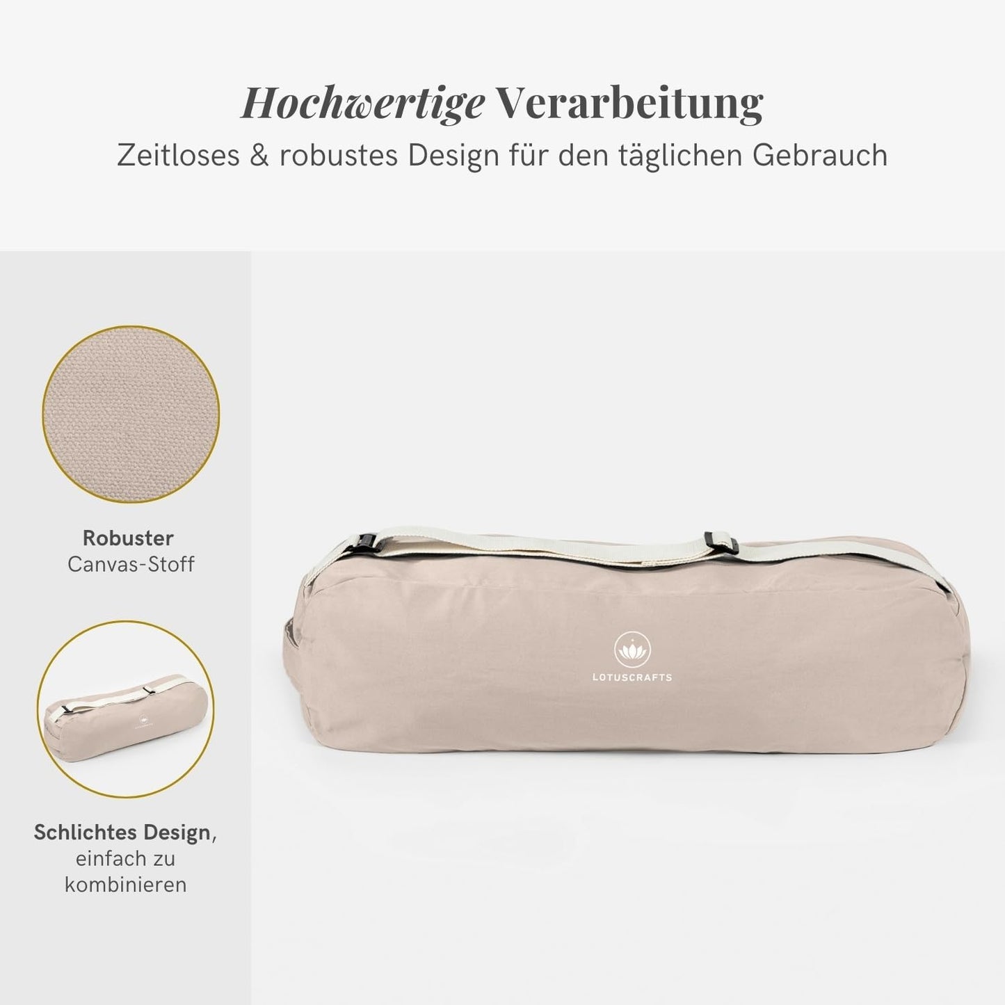 Yogatasche Pune Light Taupe, Light Taupe