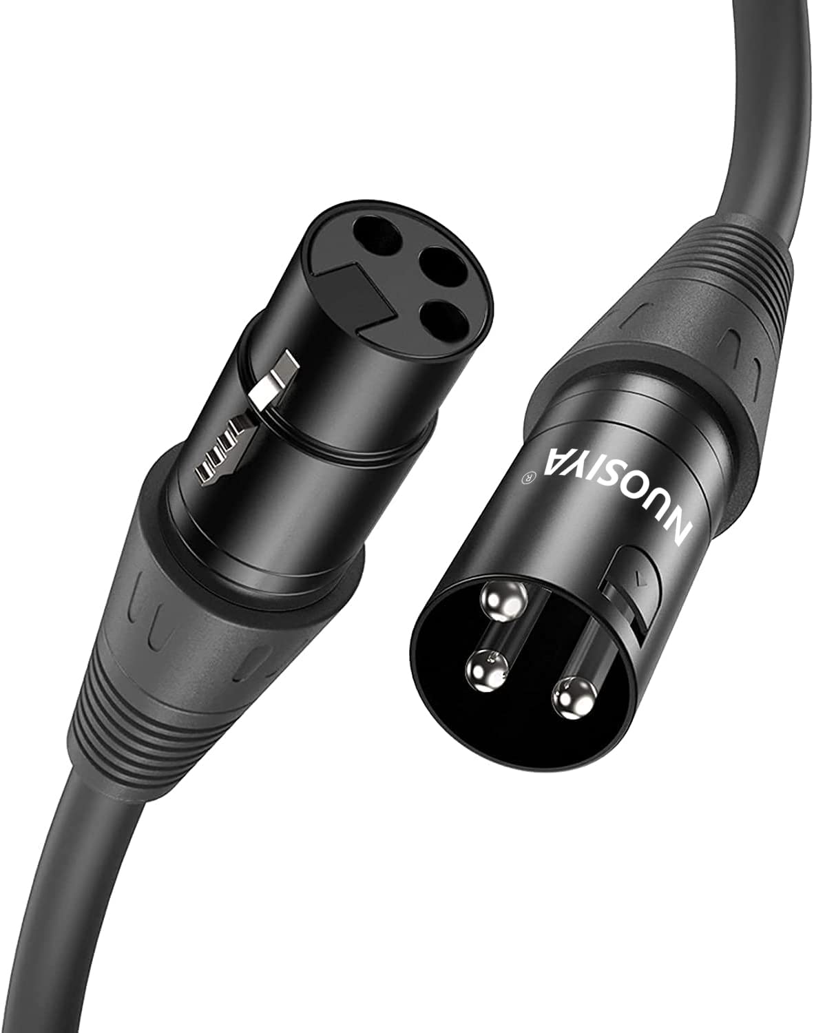 XLR Mikrofon-Verlängerungskabel, 1M-2 Pack