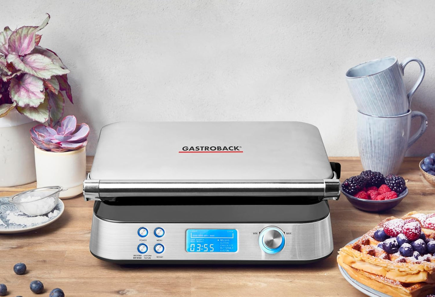 Waffeleisen Advanced Control mit 5 Programmen, Single