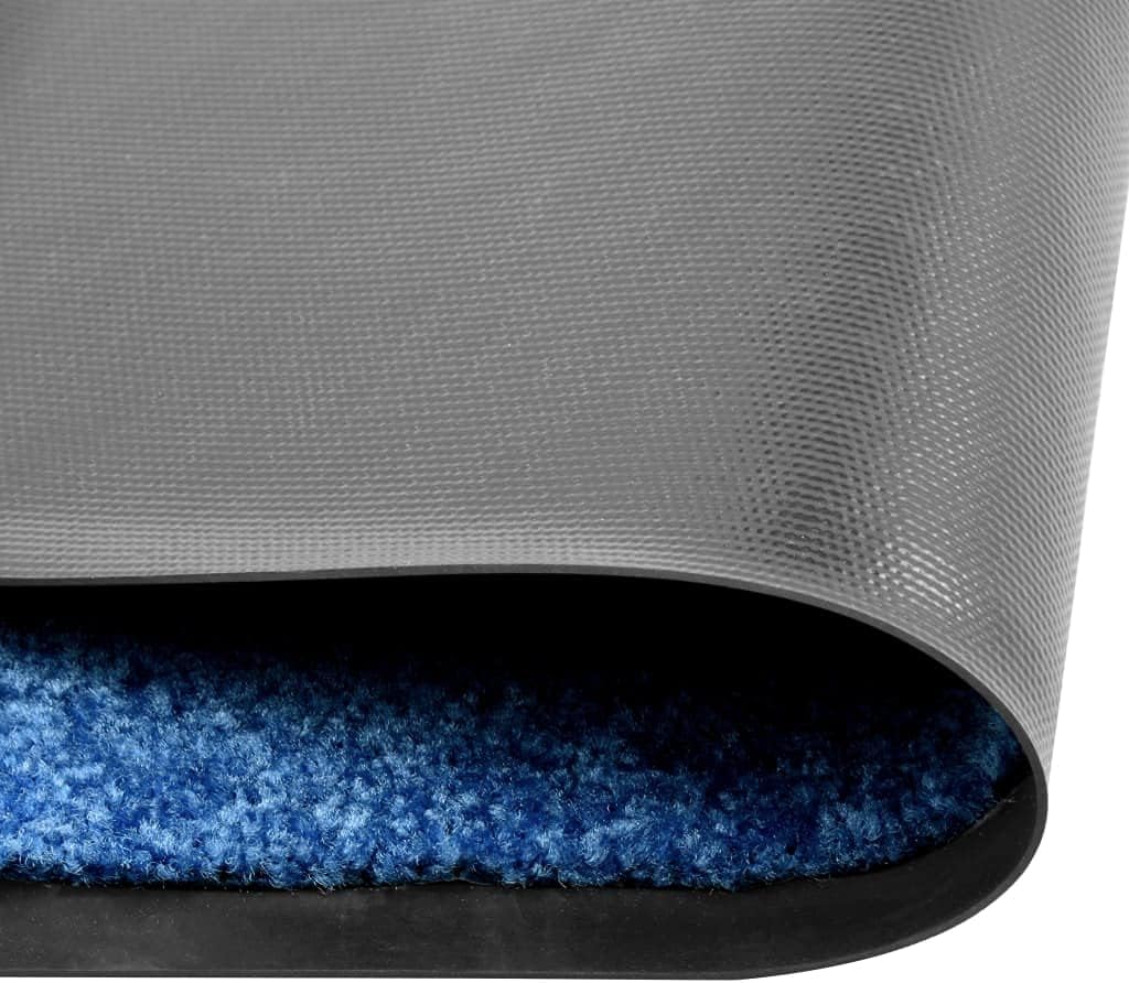 Waschbare Schmutzfangmatte Sekundus 60x90 cm, Blau 60 x 90 cm (Rechteckig)