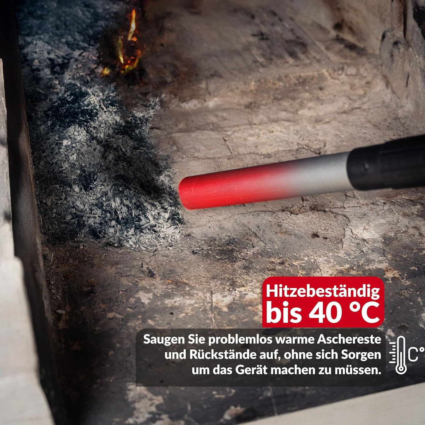 Aschesauger mit HEPA-Filter, 15 L
