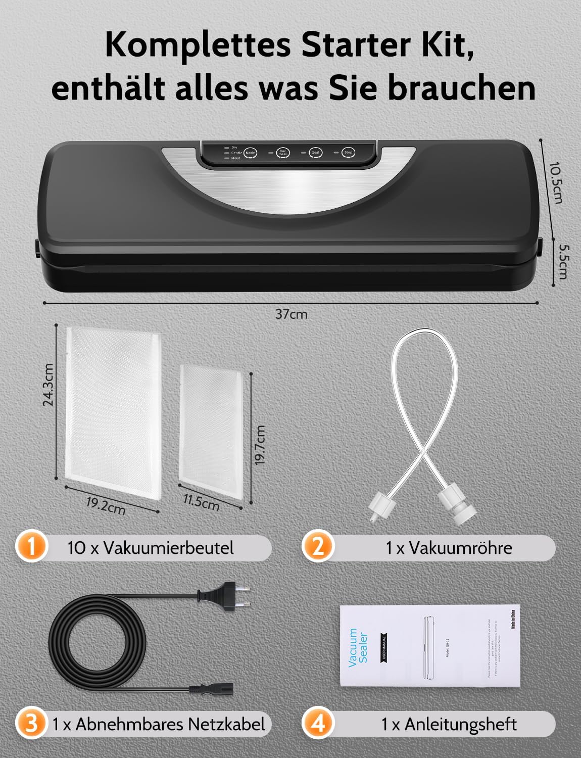 Vakuumiergerät 5 in 1