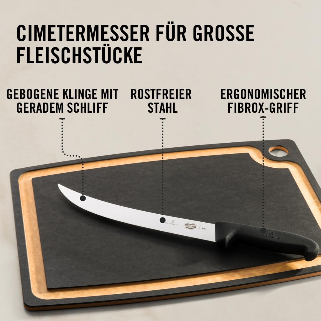 Fibrox Schlachtmesser mit gebogener Klinge, 25 cm (10 Zoll)