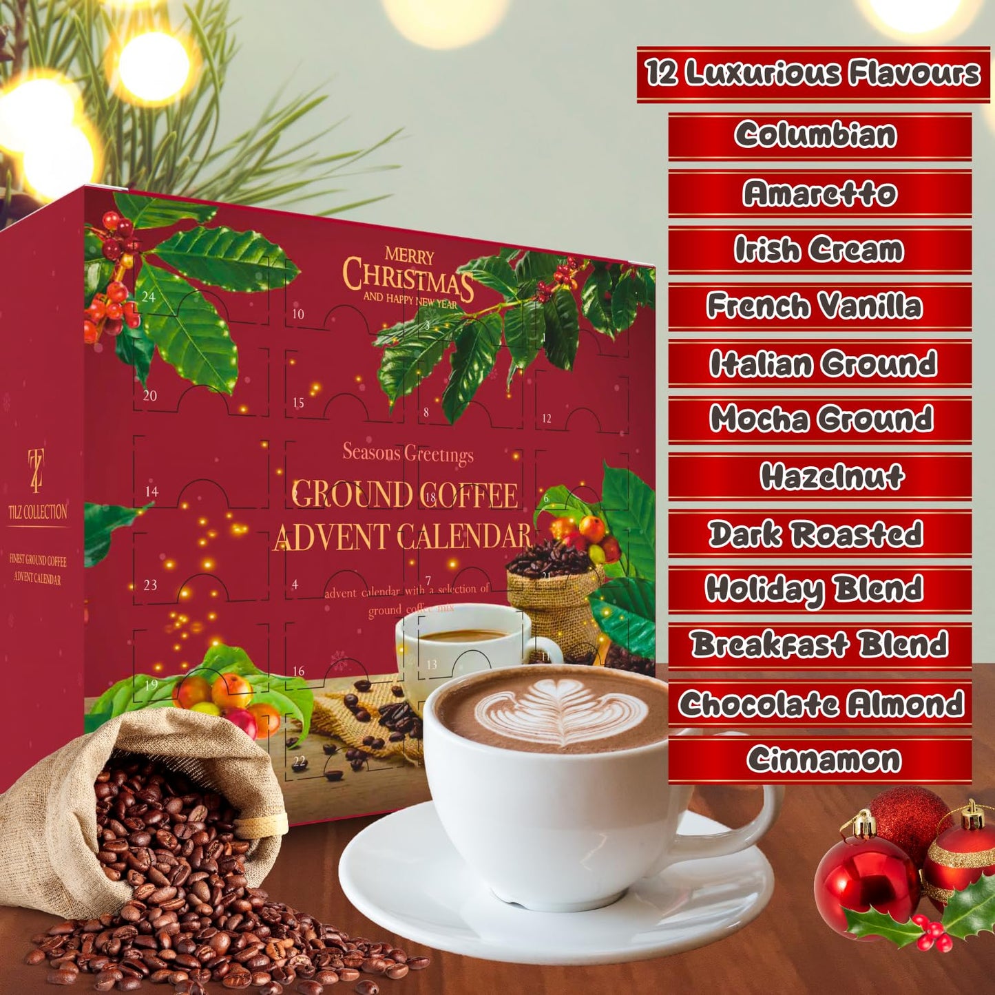 Kaffee-Adventskalender (24 Sorten)