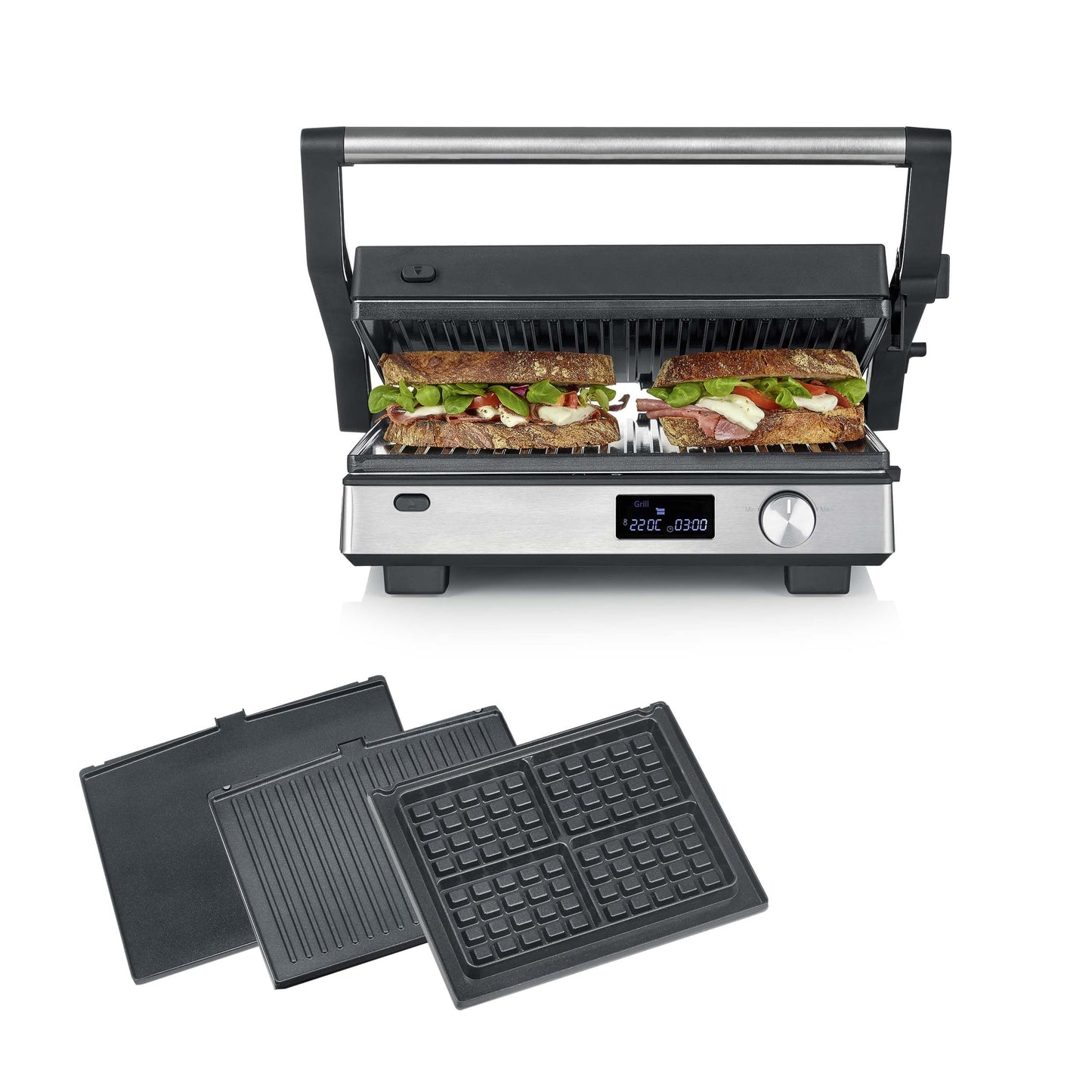 Multi Kontaktgrill SEVINI Flex, SEVINI Flex 3-in-1, 2.000W