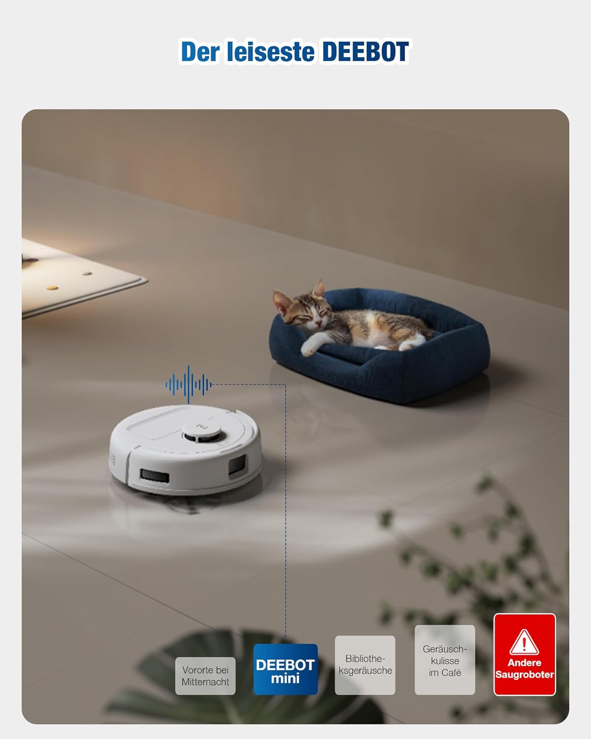 Mini-Saug- und Wischroboter, deebot mini Grün