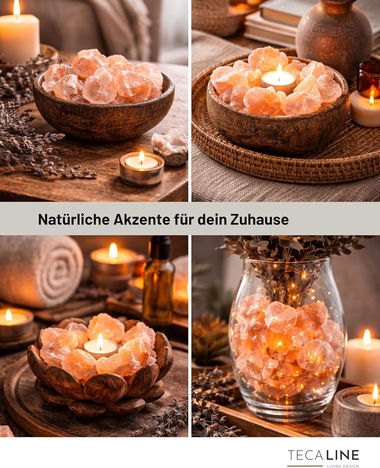 Saunasalzsteine für Sole-Schale, 2 kg, 2 kg