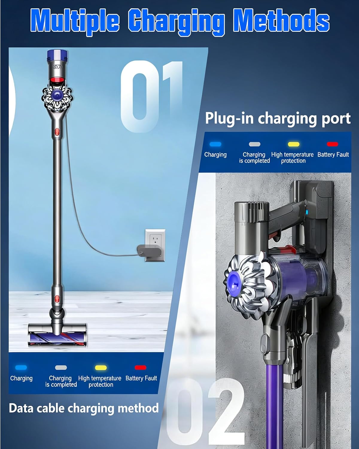 Ersatzakku für Dyson V7, Gray-v7