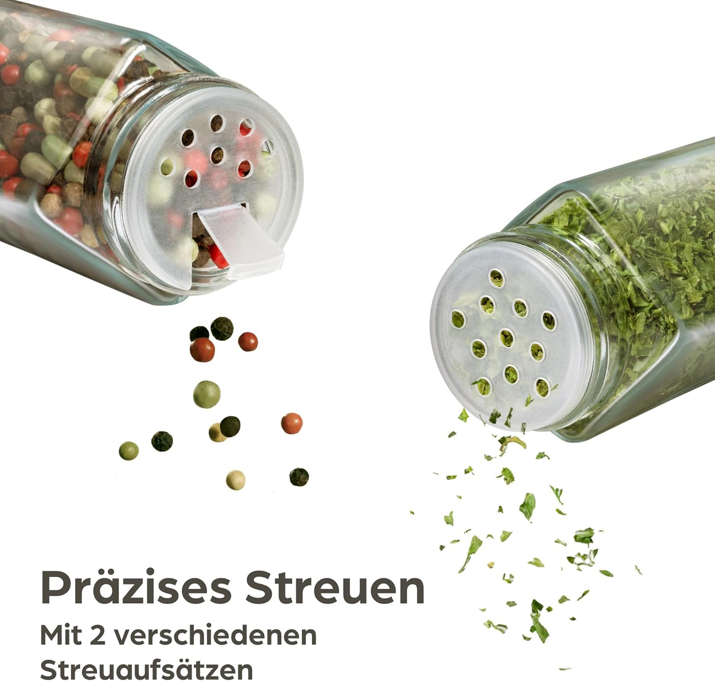 Gewürzgläser, 12er Set