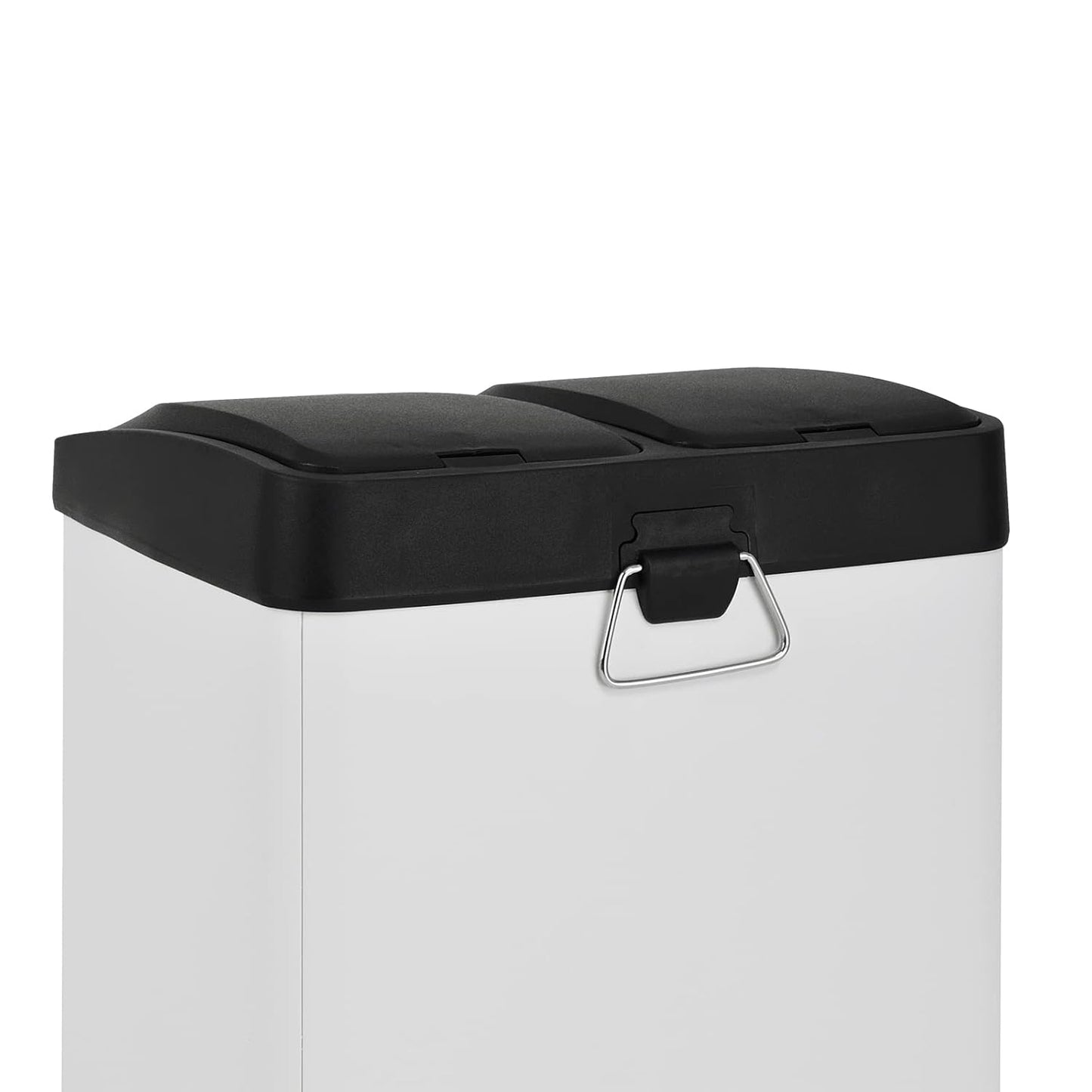 Treteimer TC2X8, 2x8 Liter, mit Softclose-Deckel, Weiss