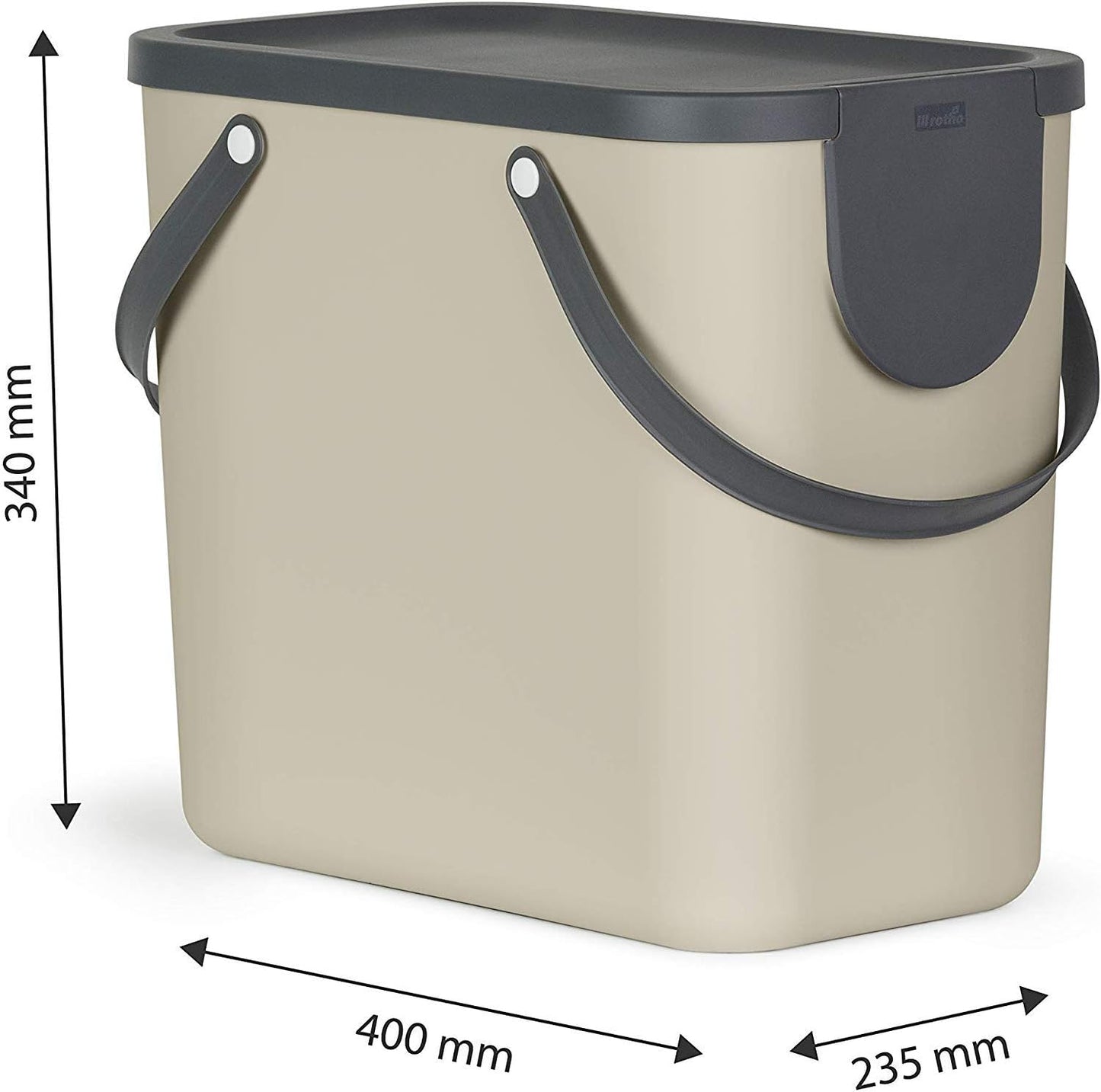 Albula, Anthrazit/Blau/Beige ; 25 Liter