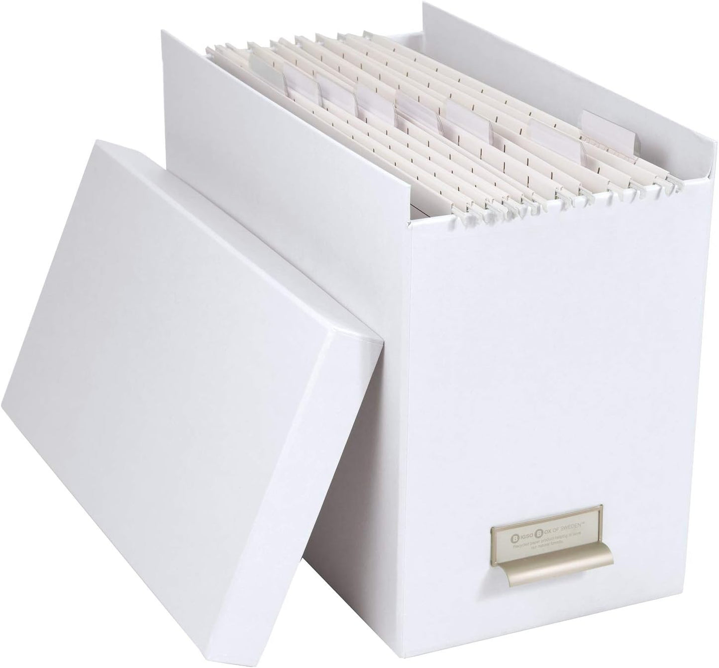 Hängeregisterbox Johan, Weiss Pappe