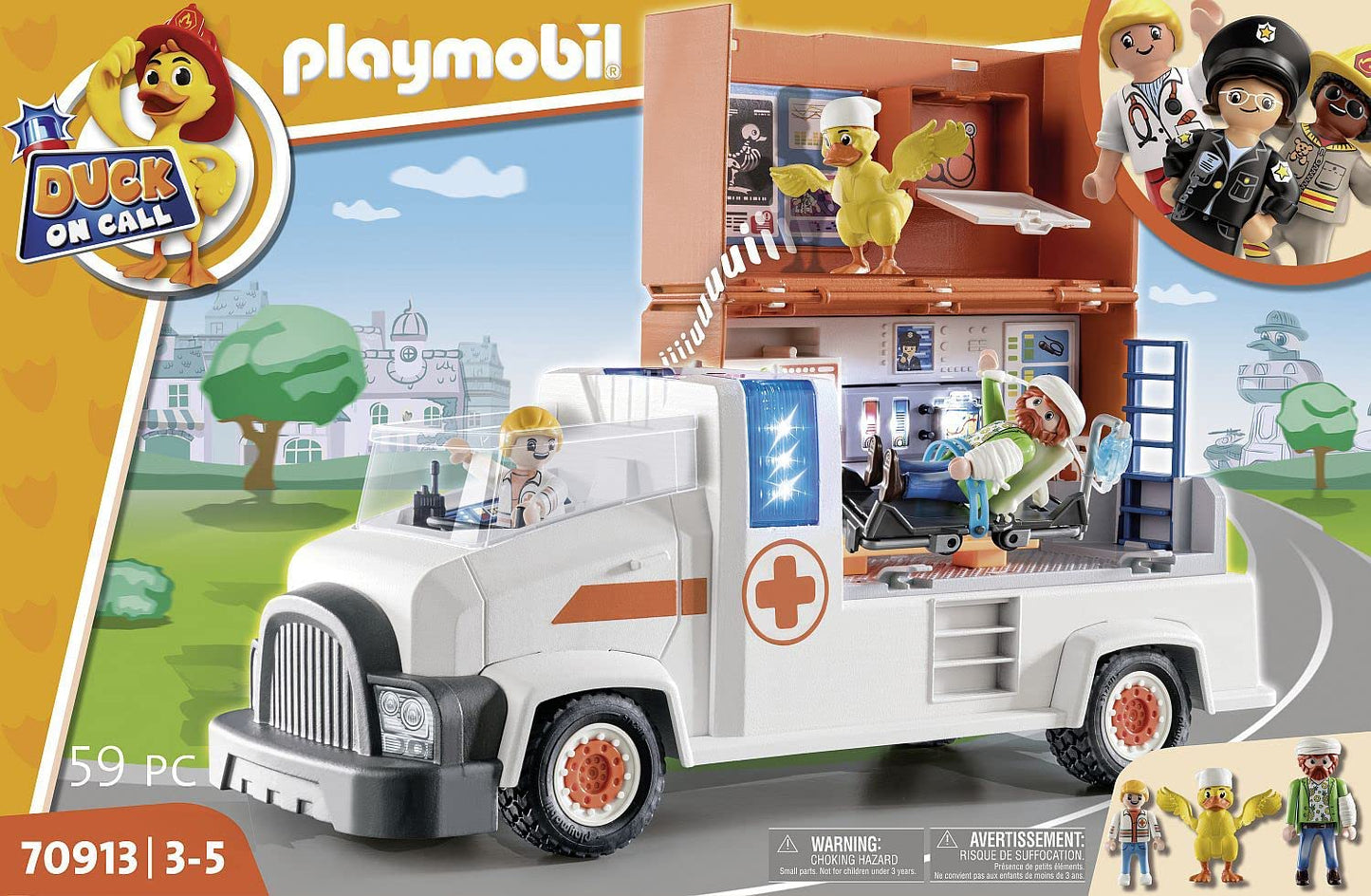 70913 DUCK ON CALL Notarzt Truck, Konstruktionsspielzeug