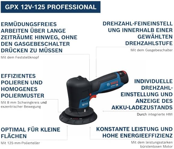 Akku-Polierer GPX 12V-125