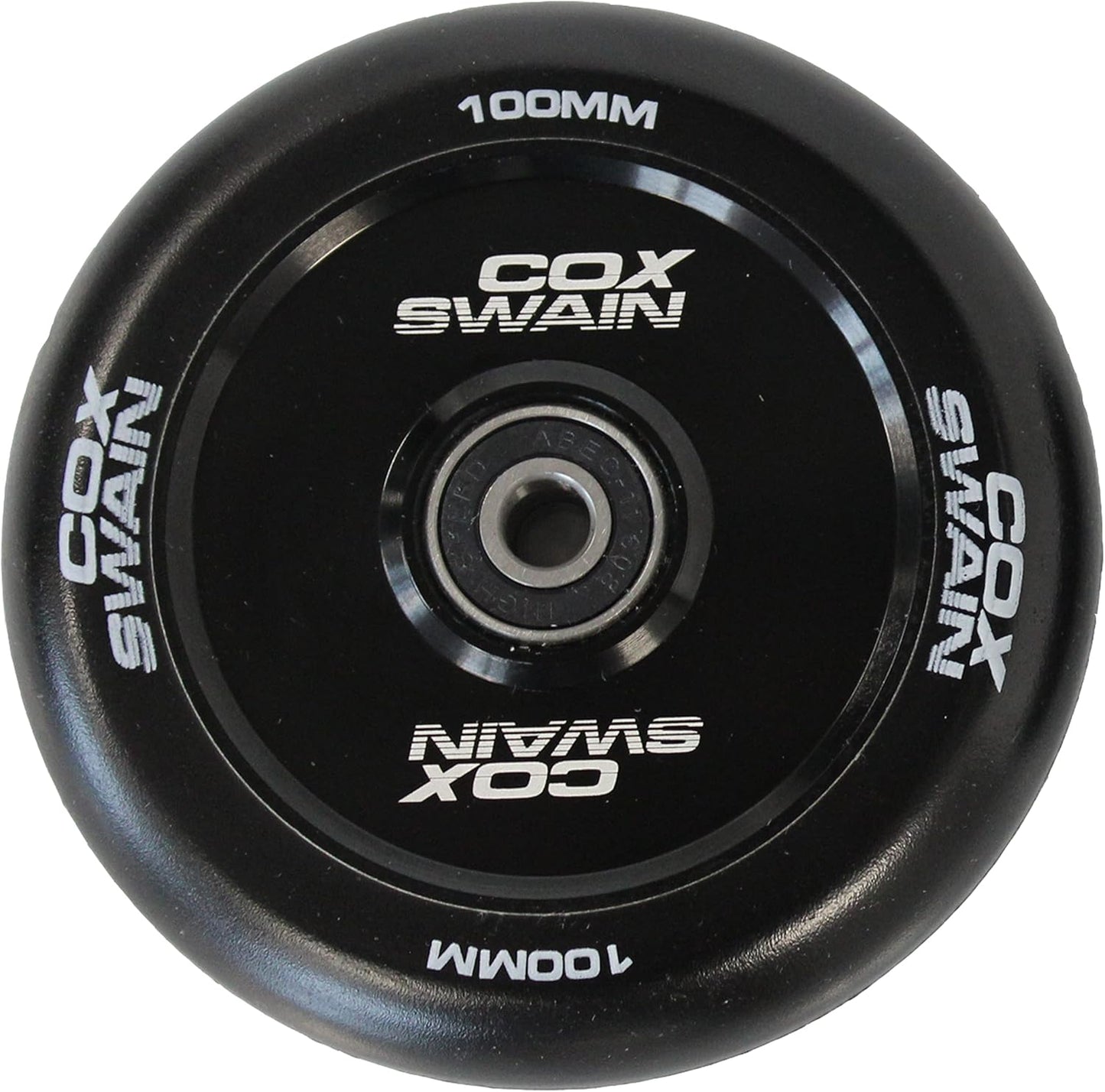 X-385 Stunt Rollen Set, Black/Black Hollowcore 100mm