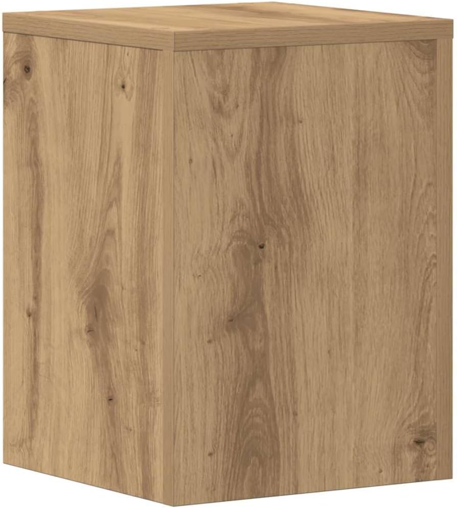 Pflanzenständer Set, hohle Konstruktion (2 Stück), 25 x 25 x 35 cm Eiche