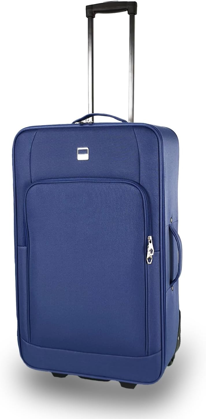 Stoffkoffer, Sehr grosser Koffer (81cm) Blau