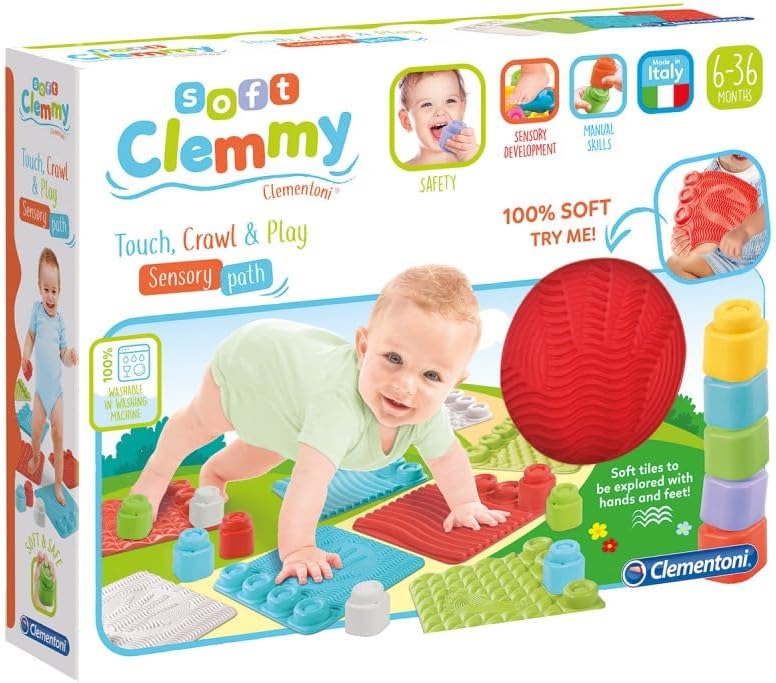 Spieleset für Kleinkinder Sensorischer Teppich, Clementoni