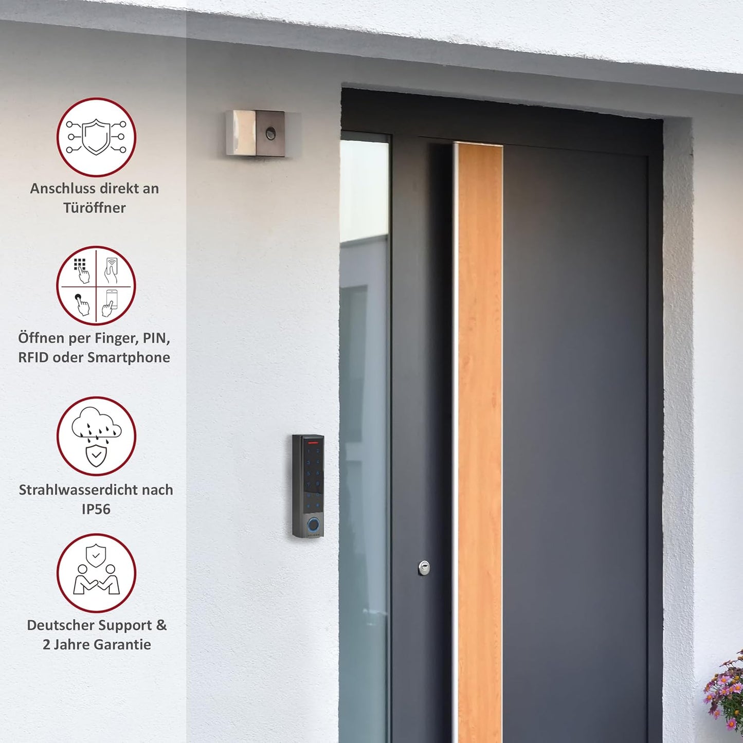 Smart Home Codeschloss mit Fingerprint, Codeschloss