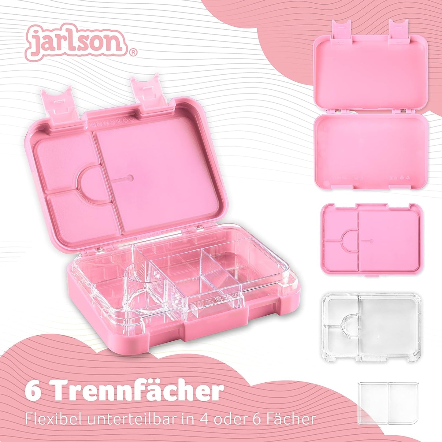 Kinderlunchbox Toni mit 6 Fächern, Katze