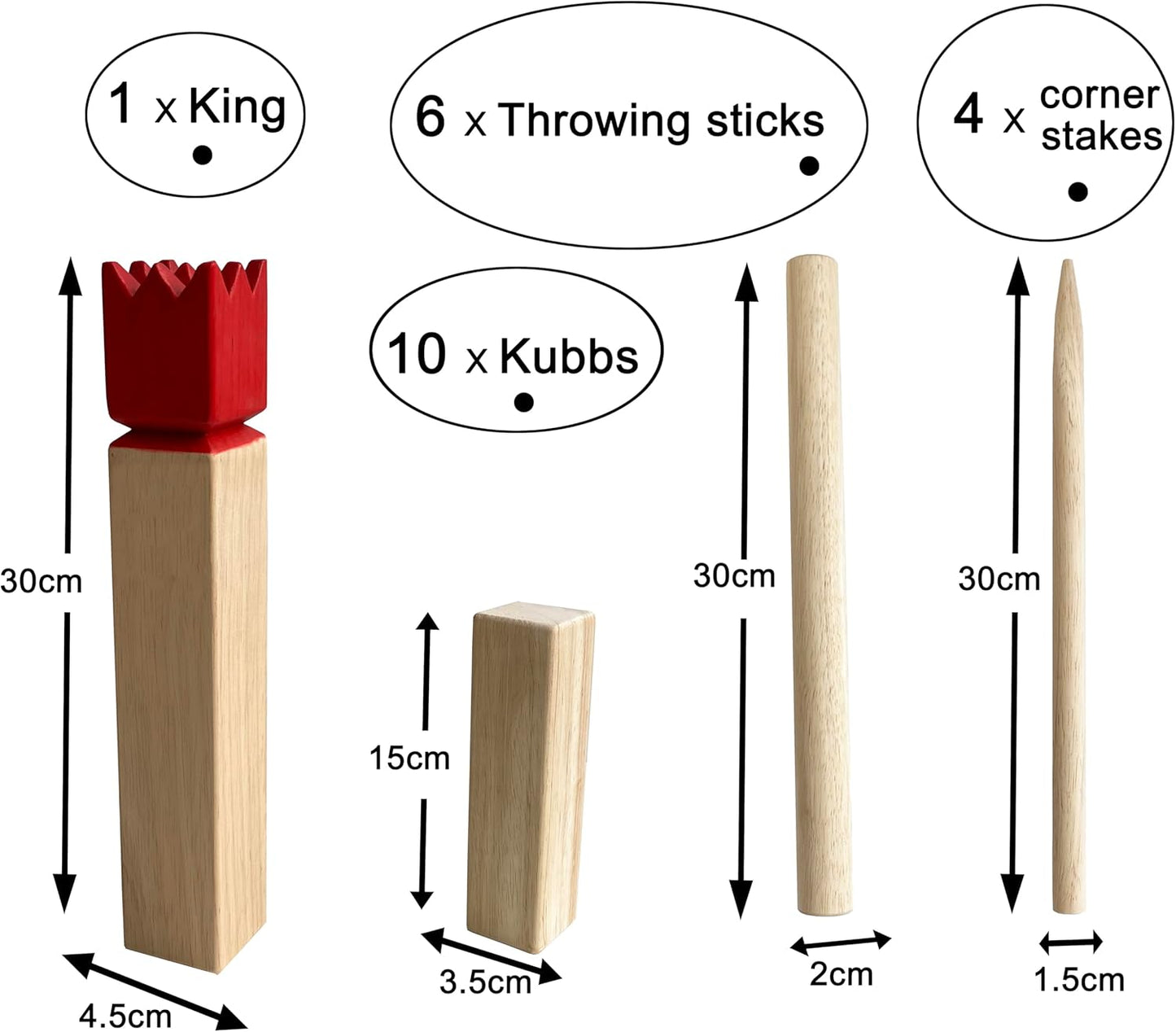Kubb Game Set
