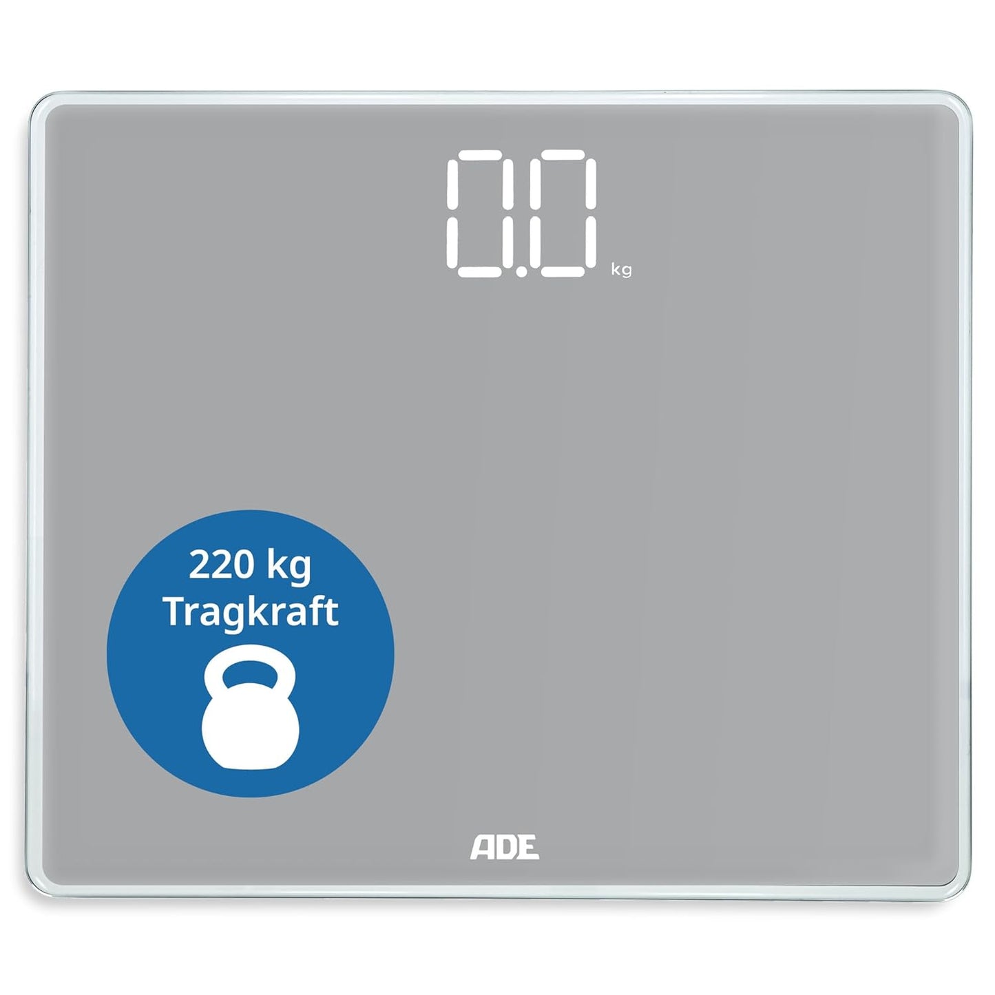 Digitale XXL Körperwaage, Grau