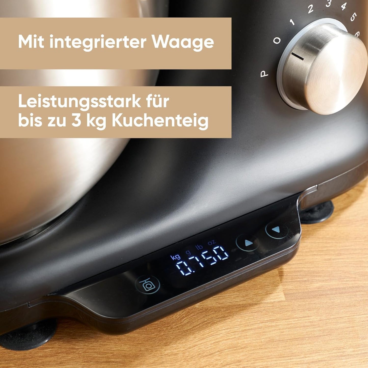 KM 3898 Küchenmaschine mit integrierter Waage, mit integrierter Küchenwaage
