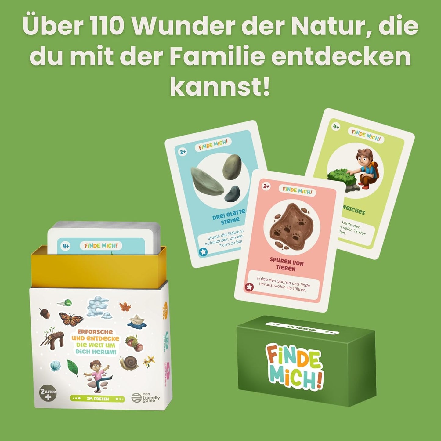 Such- und Entdeckerkarten-Spiel für Kinder ab 2 Jahren, Im Freien