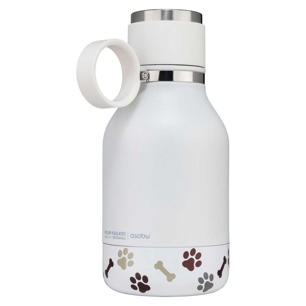 Hundetrinkflasche für unterwegs, White 34 oz