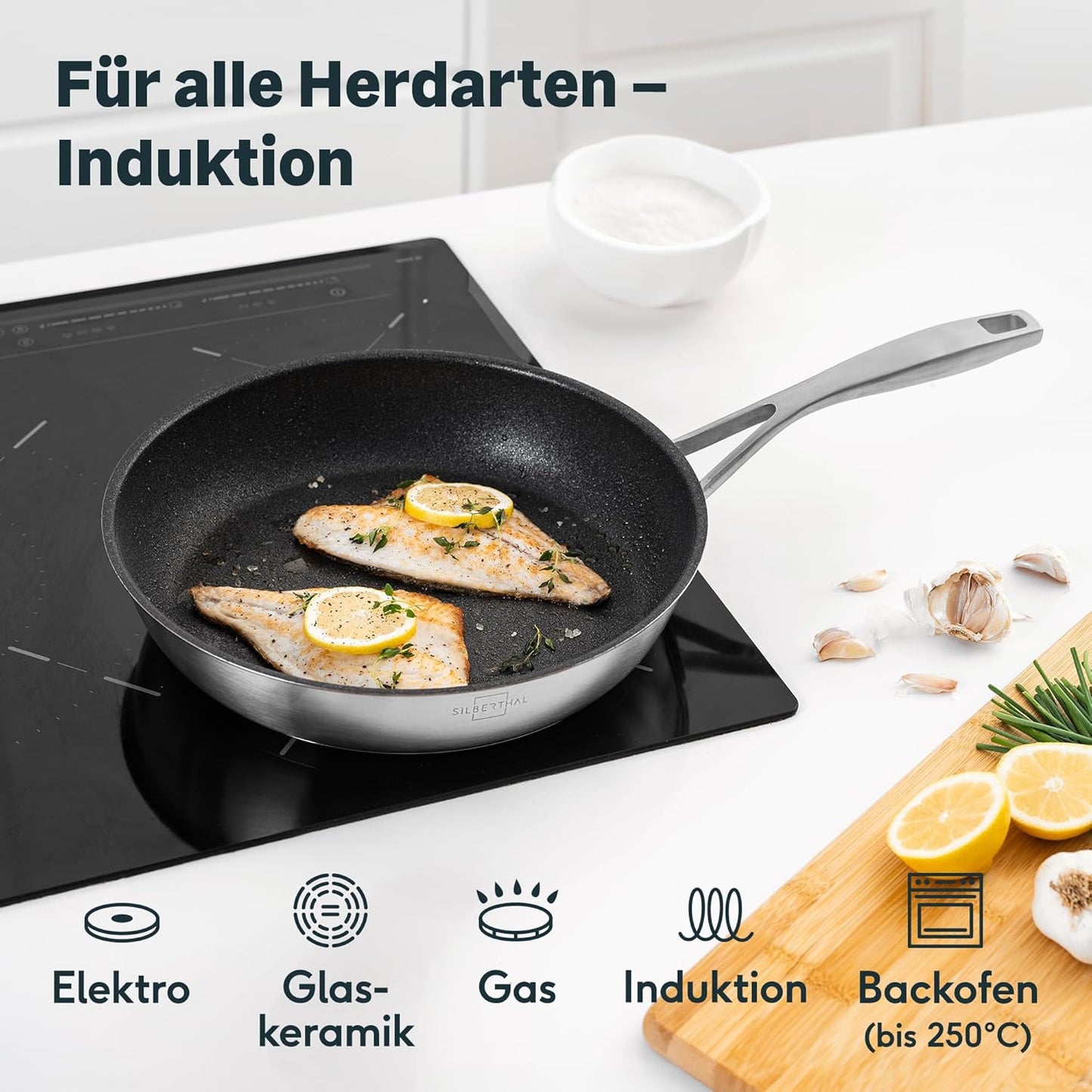 Induktionsgeeignetes Pfannen-Set, Beschichtet 2er Set | 20 + 28cm