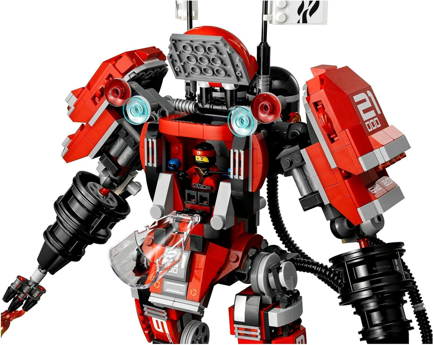 Ninjago - Movie Kai's Feuer-Mech (70615), Single