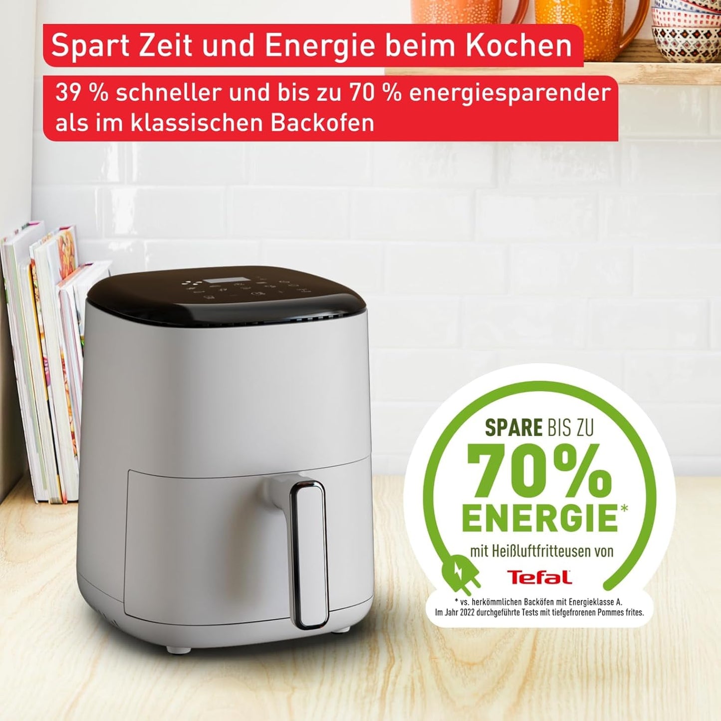 Easy Fry Compact Heissluftfritteuse, Compact 3 L