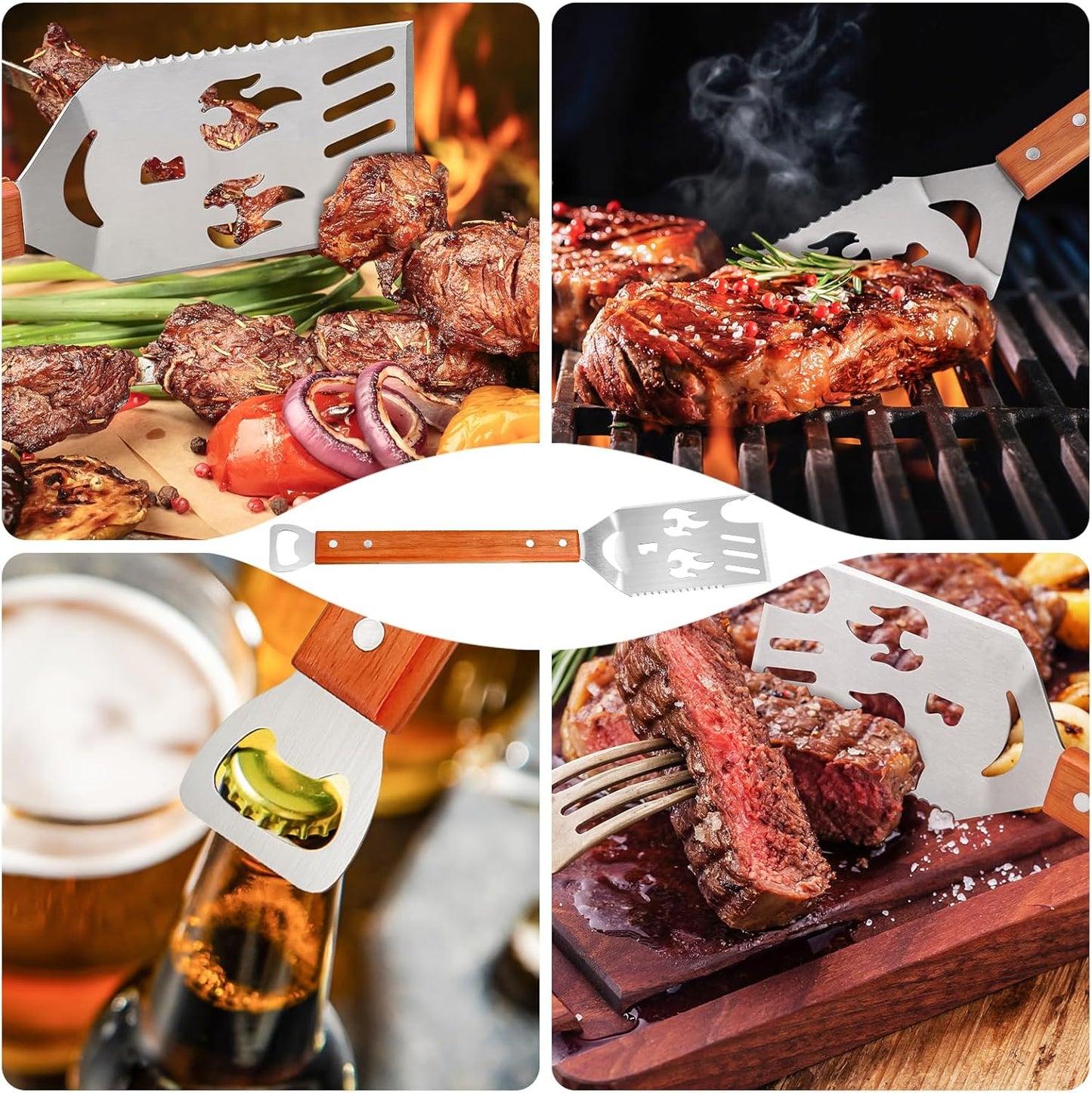 Multifunktionales Grillbesteck-Set