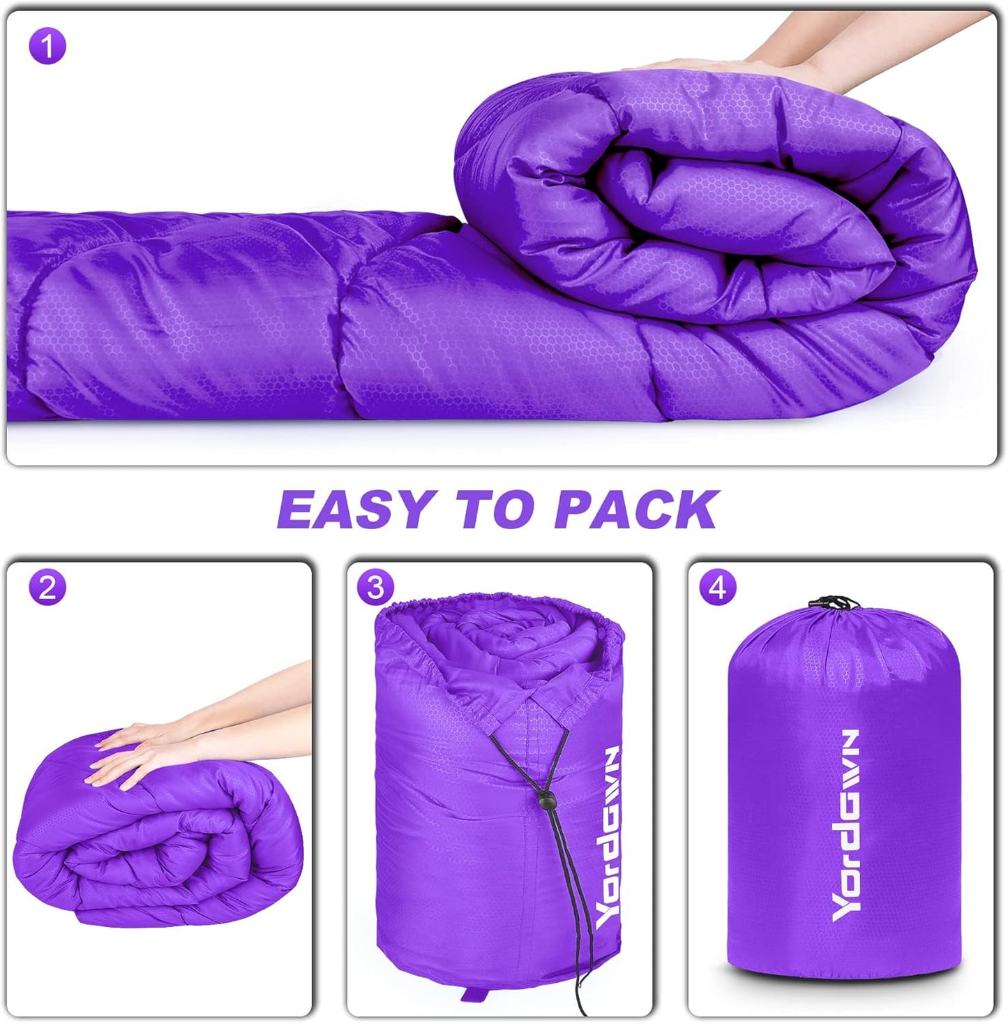 Reiseschlafsack, Purple