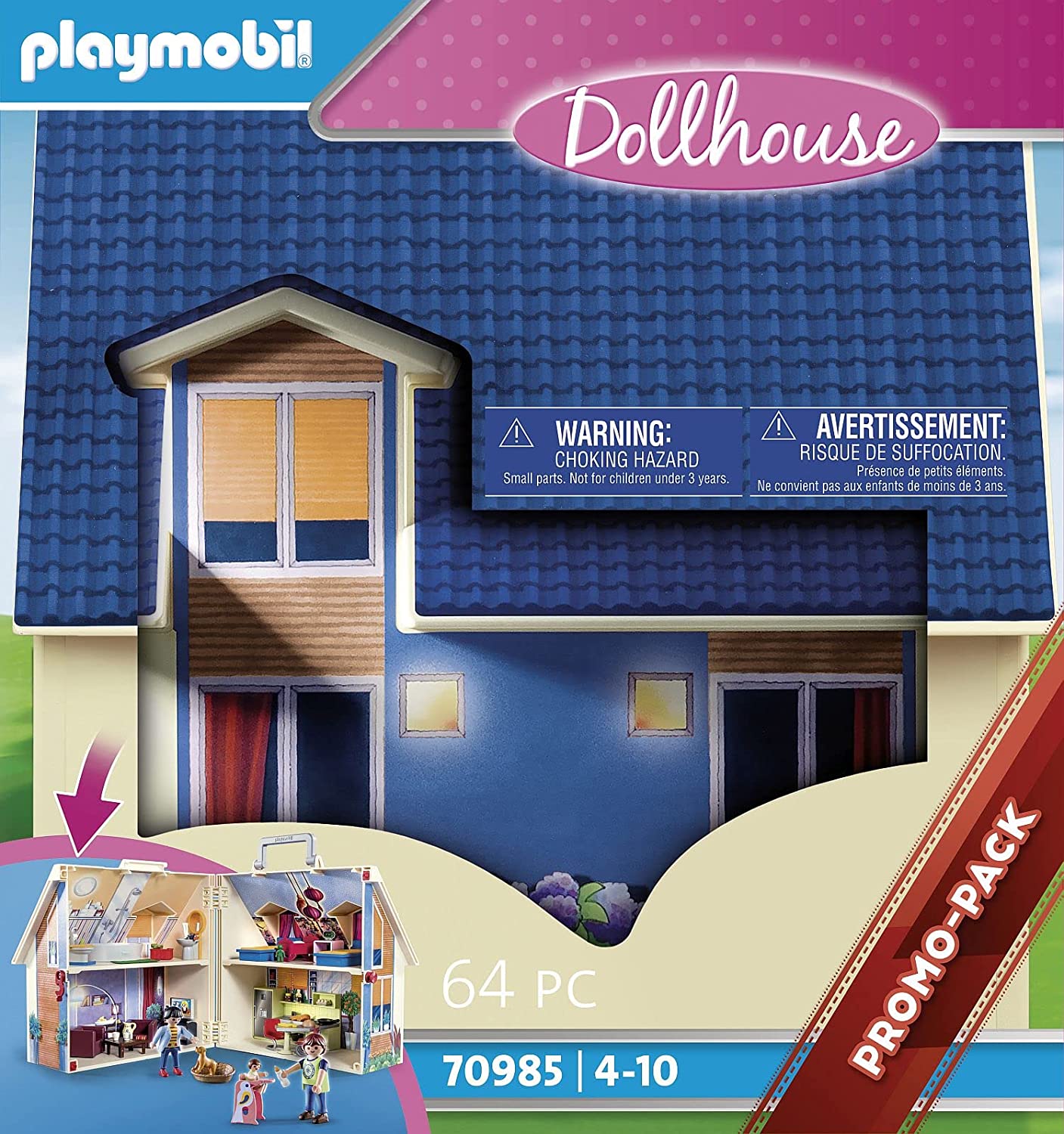 70985 Dollhouse Mitnehm-Puppenhaus, Konstruktionsspielzeug