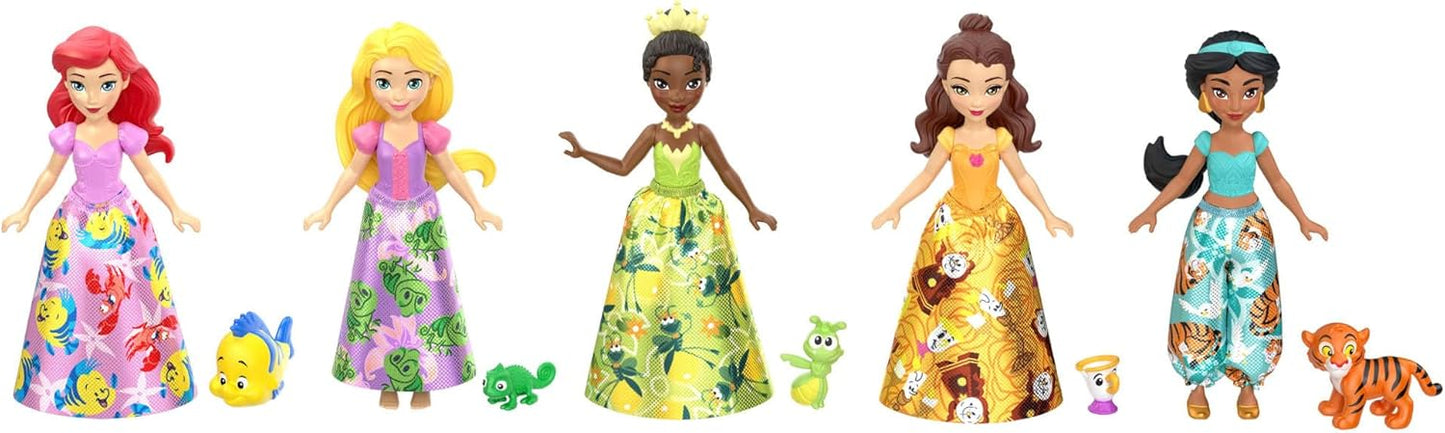 Disney Prinzessinnen- und Freunde-Puppen-Set (10-teilig), 5 Freundefiguren