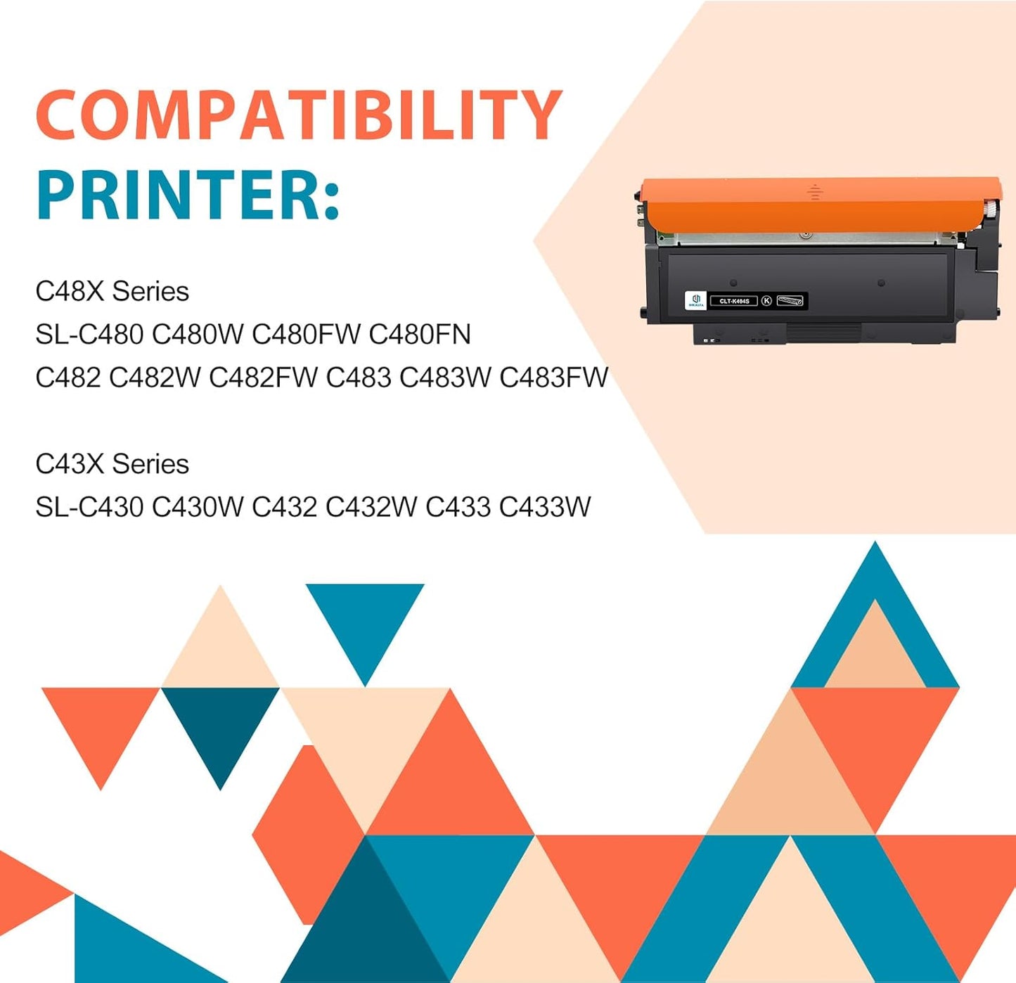 Toner-Multipack für Samsung-Drucker (4 Stück), (Schwarz Magenta Cyan Gelb)