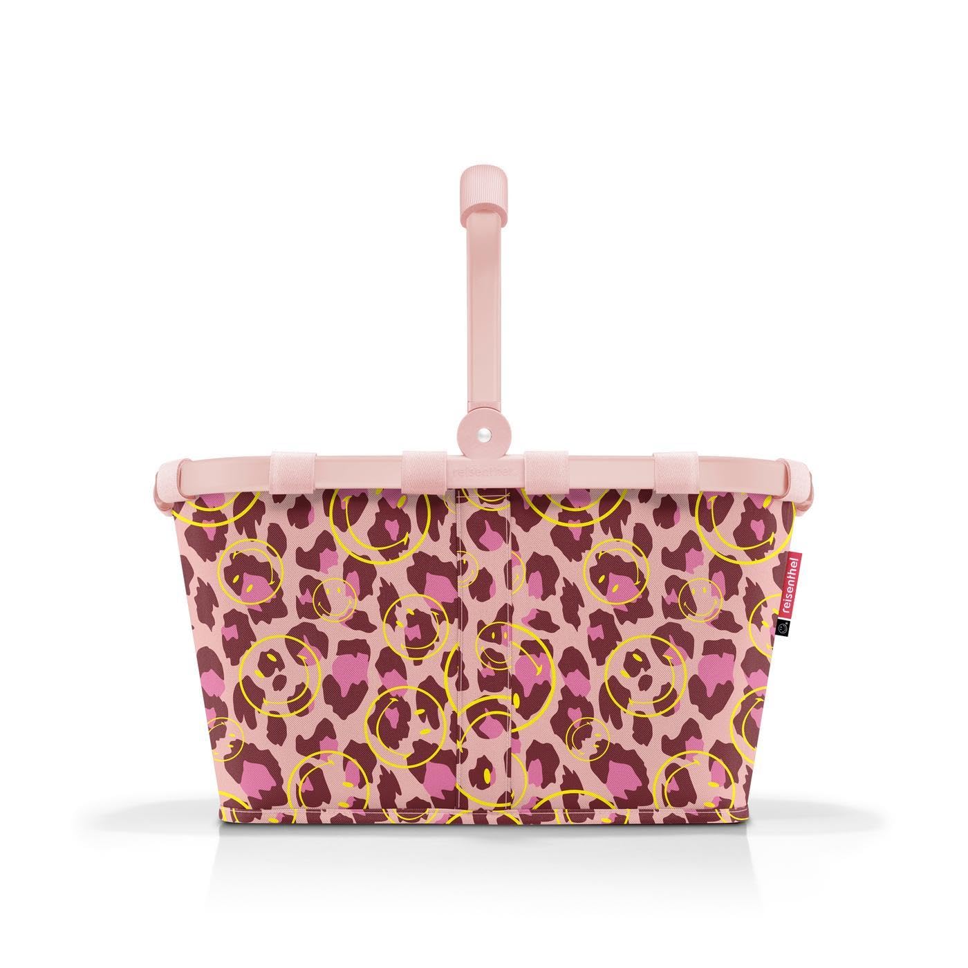 Carrybag Smiley Einkaufskorb mit Innentasche, wasserabweisend, Smiley Leo Blush Single
