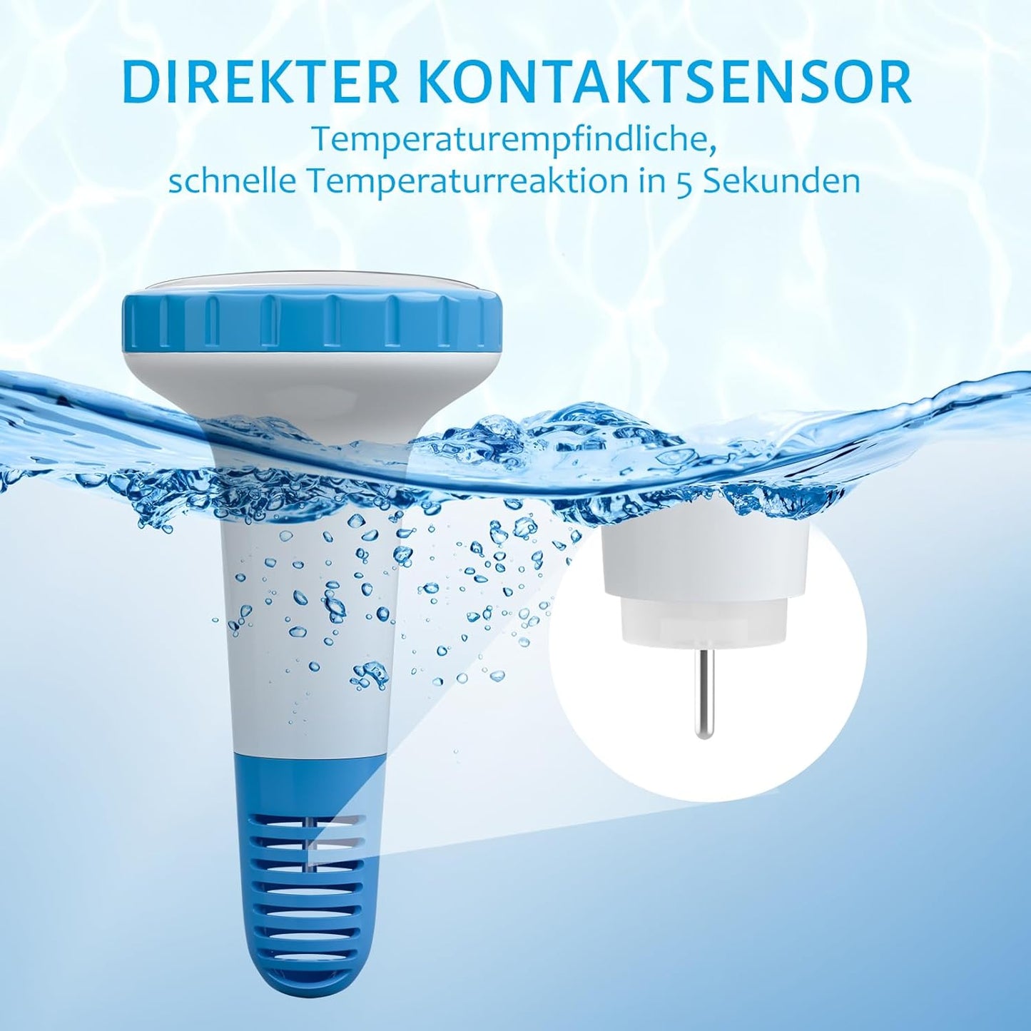 Schwimmendes Digital-Poolthermometer, HL-3